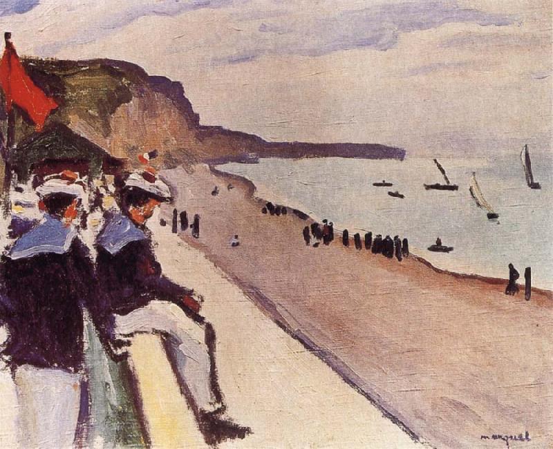 Marquet, Albert The Beach at Fecaump